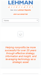 Mobile Screenshot of lehmanconsulting.com